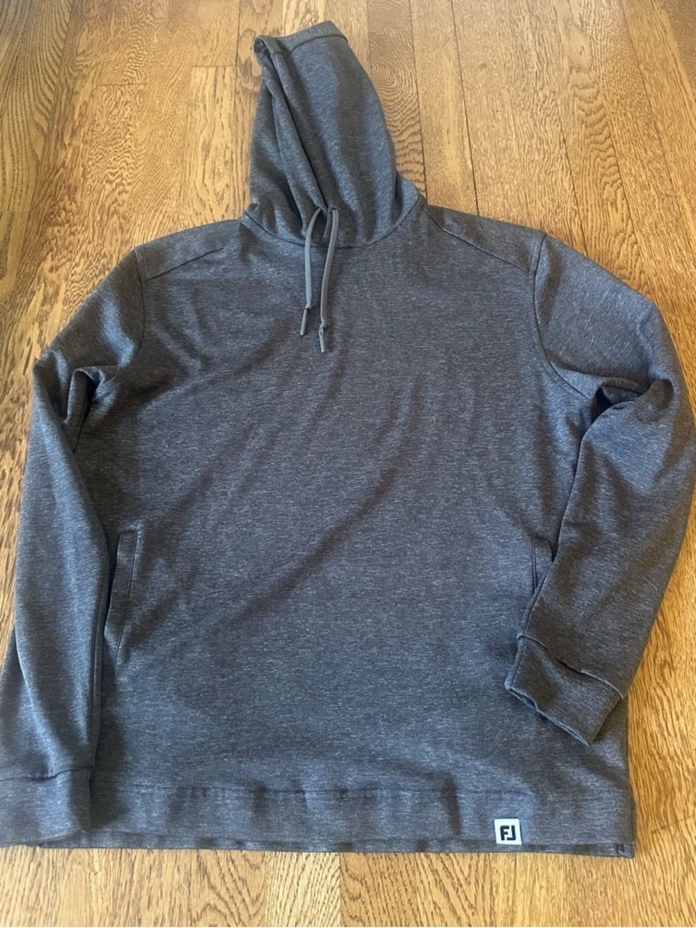 FootJoy Men's Dark Heather Gray Hooded Pullover